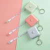 Square Nordic-style simple automatic telescopic ruler in stock, mini tape measure for clothing and body measurement, wholesale Specification image